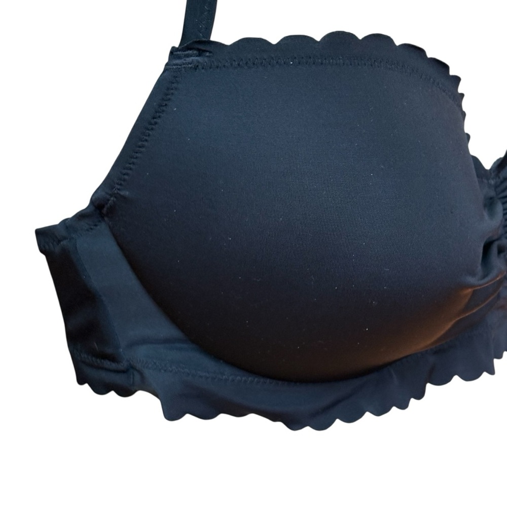 Victoria’s Secret Black Bikini Halter Bra 34D - Picture 4 of 10